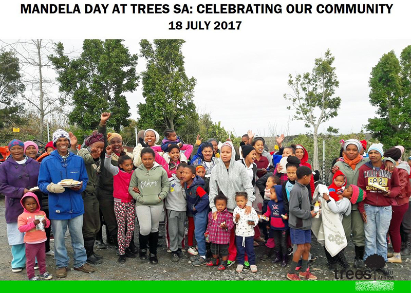 Trees South Africa - Celebrating Mandela Day by giving 67 minutes