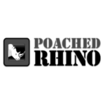 poached rhino